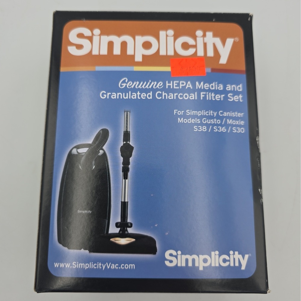 Simplicity SF-13G HEPA & Charcoal Filter Set for Gusto, Moxie, S30, S36, S38
